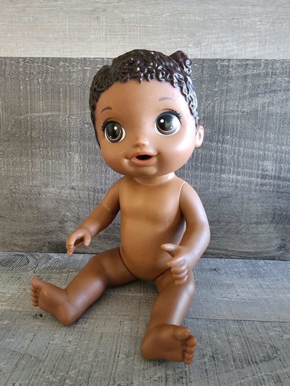 Baby Alive Face Paint Fairy - Dark Brown Hair Doll Only